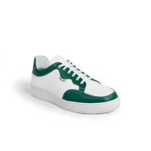 Load image into Gallery viewer, Medwalks Handmade Green and White Sneakers